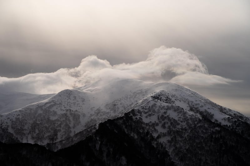 Snowy Mountain Peak